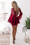 Alyse Dress | Wine