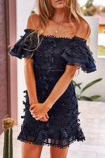 Beatrice Dress (Navy) - BEST SELLING