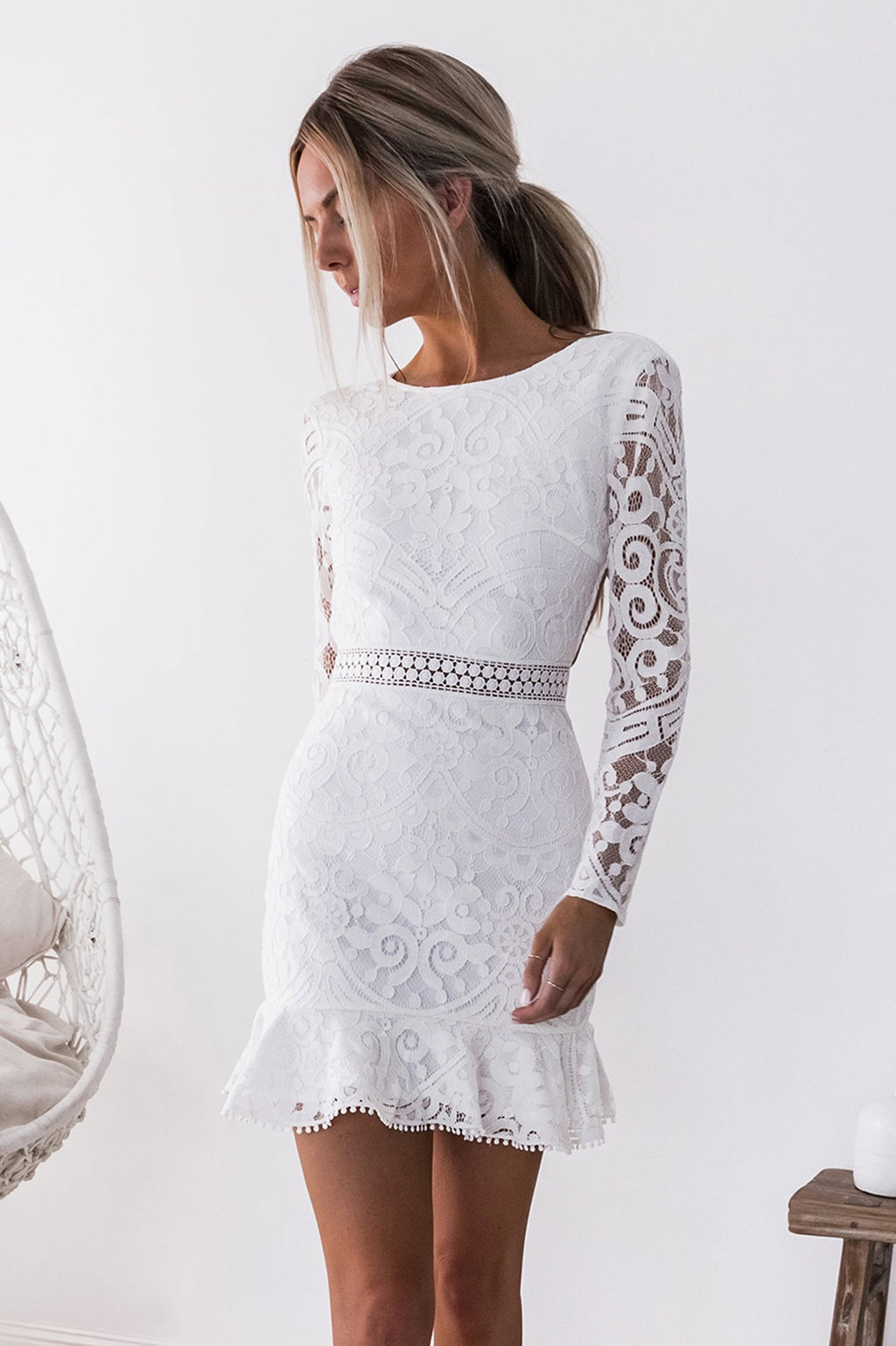 Medindie Dress | White