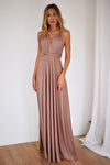 The Perfect Date Multiway Maxi Dress (Mocha)