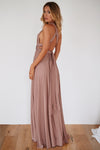 The Perfect Date Multiway Maxi Dress (Mocha)