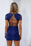 Shay Lace Dress (Navy) - BEST SELLING