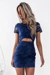 Shay Lace Dress (Navy) - BEST SELLING