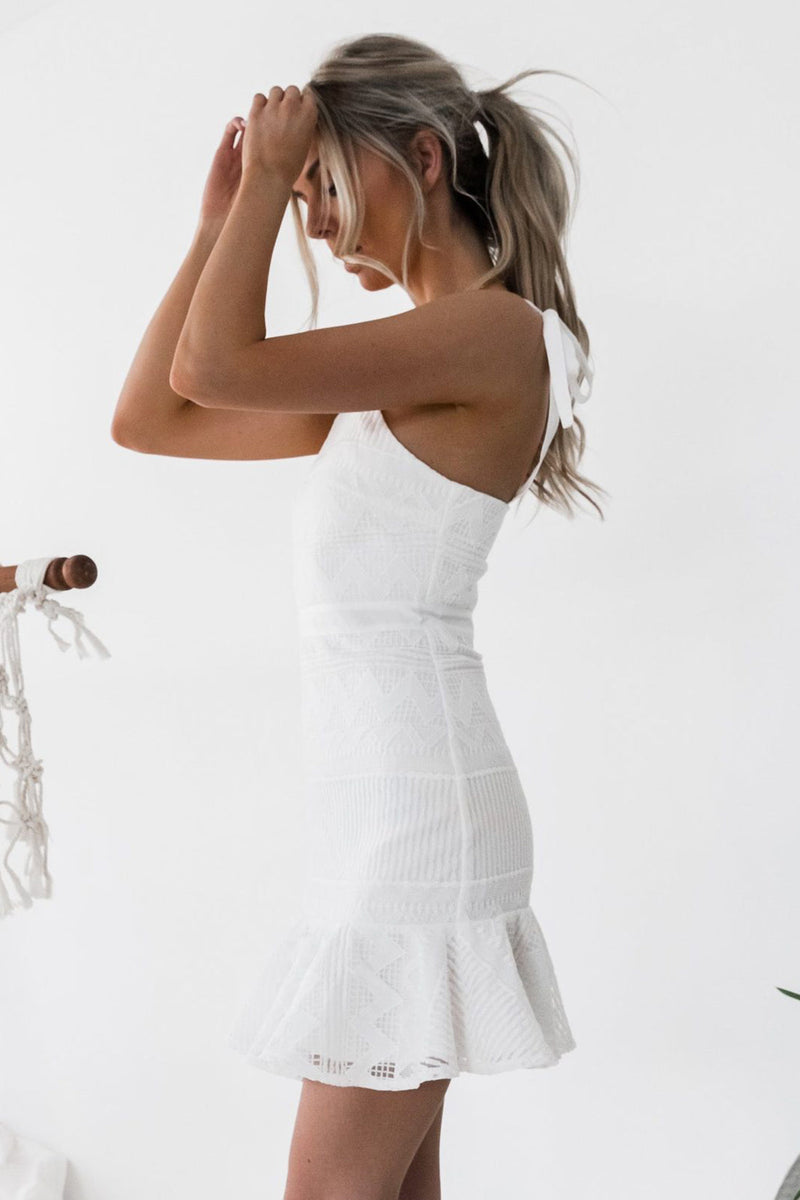 *Shona Dress | White