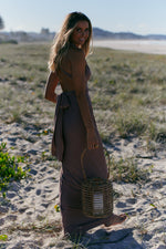 The Perfect Date Multiway Maxi Dress (Mocha)